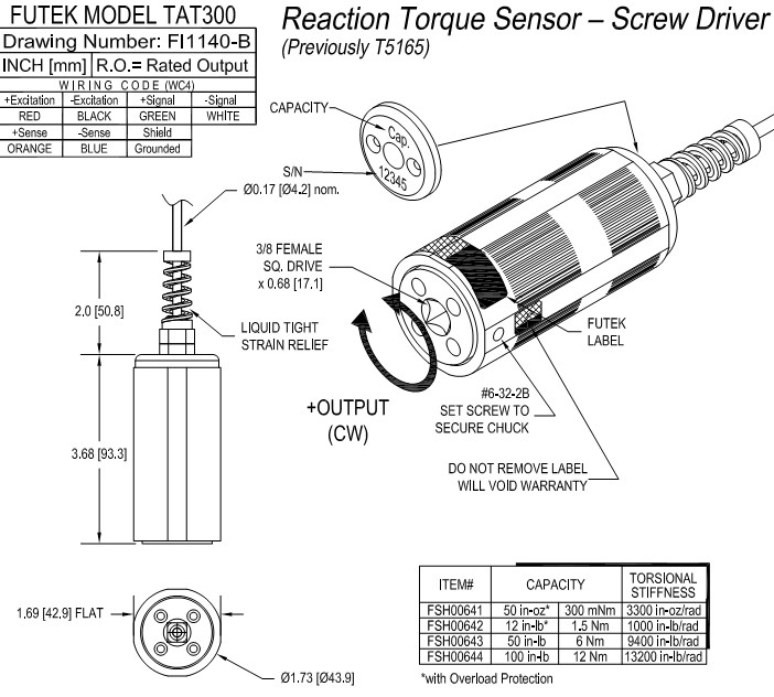 TAT300扭矩傳感器 TAT300扭矩傳感器